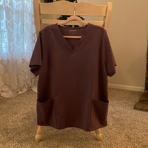 Dark purple Mandala scrub set, no markings or damage.